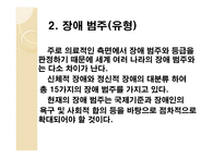 장애인의 개념과 범주 유형-12