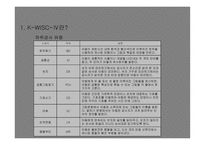 한국 웩슬러 아동 지능검사 4판-5