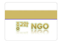 종교와 NGO 레포트-1