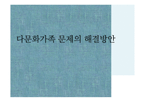 다문화가족에 관한 서비스조사분석-12