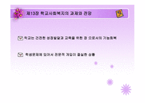 학교 사회복지의 과제와 전망-2