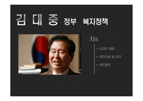 사회복지정책 김대중 정부 노무현 정부 이명박 정부-2