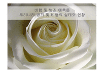 교정 복지론 비행 및 범죄 예측론 우리나라 범죄 및 비행의 실태와 현황-1