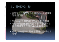 특별 학생을 위한 개입 장애-3