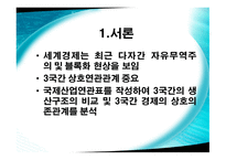 동북아 3국간 산업연관효과의 비교분석-2