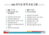 SBS 라디오 분석-7