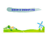 체계 이론 및 생태체계 이론-1