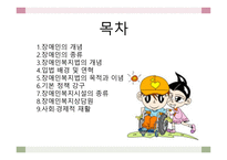 장애인복지법사회복지 법제론-2