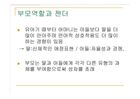 가족과 젠더 젠더와 부모 자녀관계-15