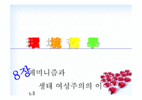 페미니즘과 생태여성주의의 이념-1