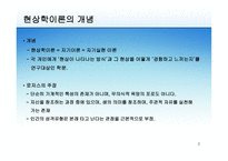 현상학적 성격이론-3