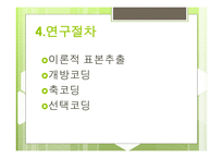 근거 이론 사회복지조사방법론-9