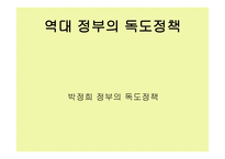 역대 정부의 독도정책1-8