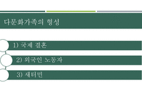 가족복지론 다문화 가족1-4