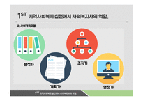 지역사회복지론 지역사회복지 실천에서 사회복지사의 역할-8
