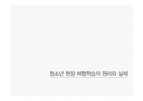 청소년 현장체험학습의 원리와 실제-1