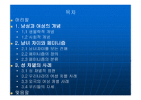 페미니즘과 여성차별의 사례들-2