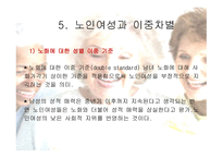 노인 여성과 이중 차별-3