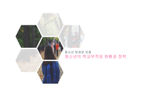 청소년 문제와 보호청소년의 학교 부적응 현황과 정책-1
