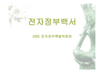 전자정부 백서 레포트-1