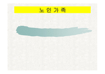 노인 가족의 문제와 복지대책-1