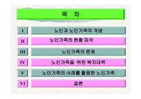 노인 가족의 문제와 복지대책-2