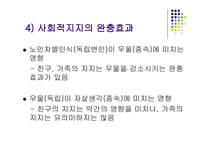 노인의 우울 과자 살생각에 있어서 사회적 지지의 완충효과-14