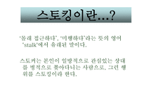 스토킹 보고서 레포트-3
