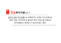 긴급복지지원 레포트-2