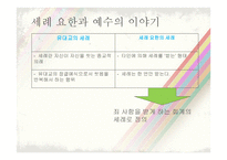 이야기 성서 세례 요한과 예수 이야기-5