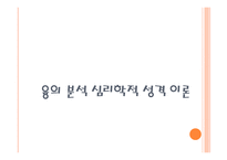 칼 융의 심리 역동적 이론-3