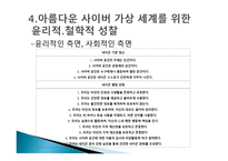 사이버 칸의 세계와 윤리 가상과 현실 의상 관성-19