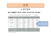 놀이미술활동 이유아의 일상적 스트레스 감소에 미치는 영향-14