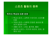 스포츠 활동의 범위와 종류-4