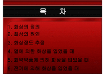 응급처치 화상 레포트-3