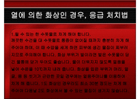 응급처치 화상 레포트-13