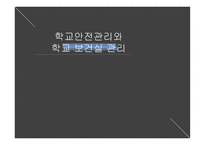 간호학 학교안전관리 보건실 관리-1