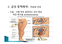간호학 동맥경화증 급성 만성 동맥 폐색 대상자 간호-5